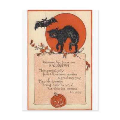 Vintage Halloween Greeting Cards Classic Posters postcards