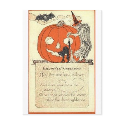 Vintage Halloween Greeting Cards Classic Posters postcards