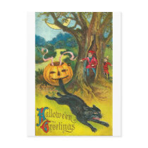 Vintage Halloween Greeting Cards Classic Posters Post Card