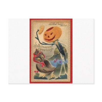 Vintage Halloween Greeting Cards Classic Posters postcards