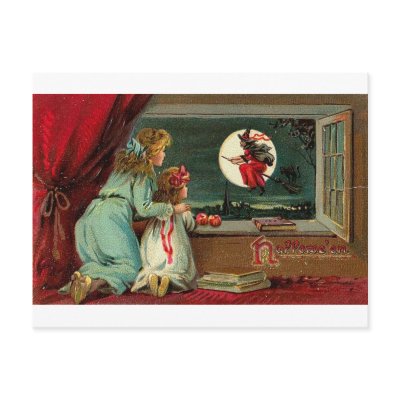 Vintage Halloween Greeting Cards Classic Posters postcards