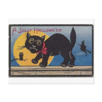 Vintage Halloween Greeting Cards Classic Posters Postcard