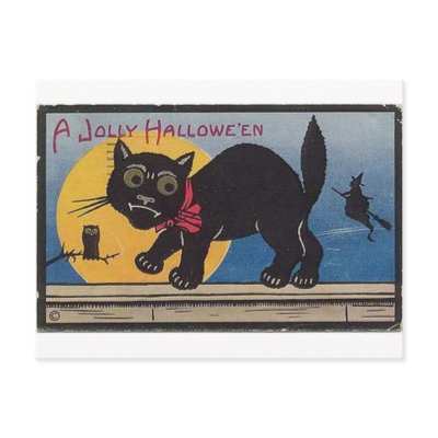 Vintage Halloween Greeting Cards Classic Posters postcards