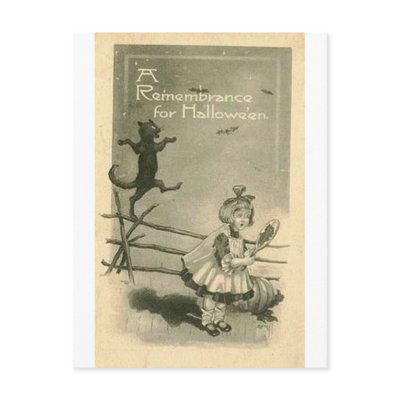Vintage Halloween Greeting Cards Classic Posters postcards