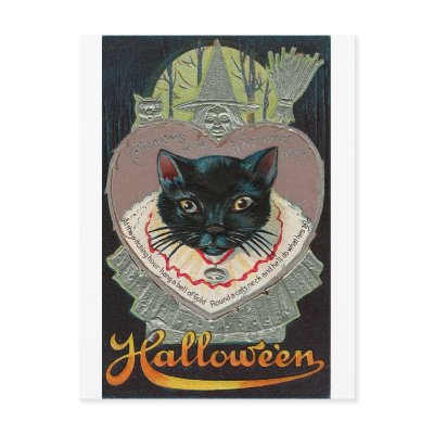 Vintage Halloween Greeting Cards Classic Posters postcards