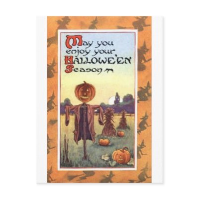 Vintage Halloween Greeting Cards Classic Posters postcards