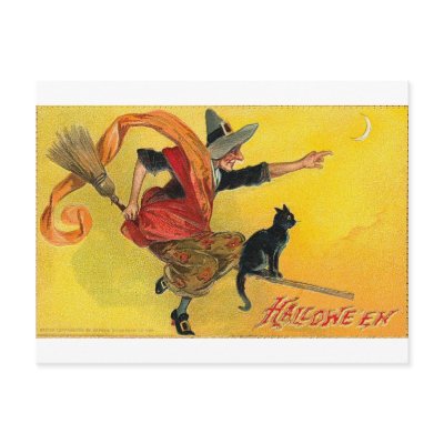 Vintage Halloween Greeting Cards Classic Posters postcards