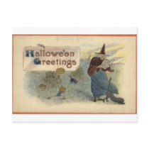 Vintage Halloween Greeting Cards Classic Posters Post Card