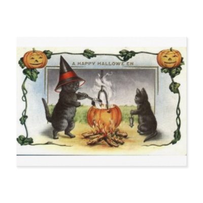 Vintage Halloween Greeting Cards Classic Posters postcards