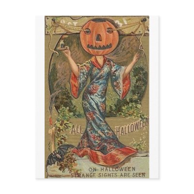 Vintage Halloween Greeting Cards Classic Posters postcards