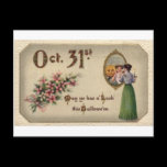 Vintage Halloween Greeting Cards Classic Posters Postcards
