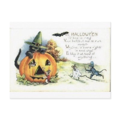 Vintage Halloween Greeting Cards Classic Posters postcards