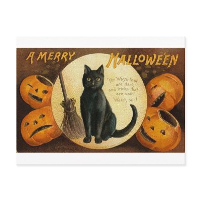 Vintage Halloween Greeting Cards Classic Posters postcards