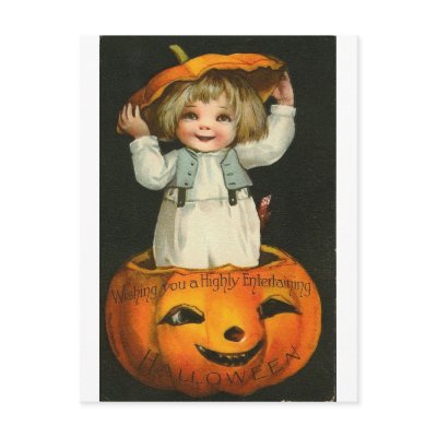 Vintage Halloween Greeting Cards Classic Posters postcards