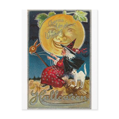 Vintage Halloween Greeting Cards Classic Posters postcards