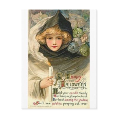 Vintage Halloween Greeting Cards Classic Posters postcards