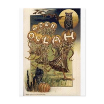 Vintage Halloween Greeting Cards Classic Posters postcards