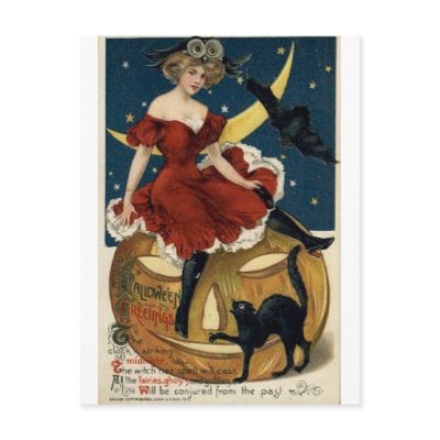 Vintage Halloween Greeting Cards Classic Posters postcards