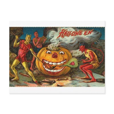 Vintage Halloween Greeting Cards Classic Posters postcards