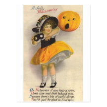 Vintage Halloween Greeting Cards Classic Posters Post Card