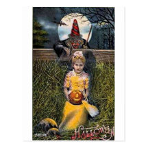 Vintage Halloween Greeting Cards Classic Posters Post Card