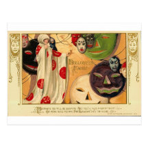 Vintage Halloween Greeting Cards Classic Posters Postcards