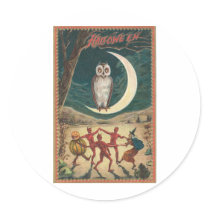 Vintage Halloween Greeting Cards Classic Posters stickers by inquester Vintage Halloween Greeting Cards Classic Posters stickers