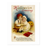 Vintage Halloween Greeting Post Card
