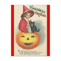Vintage Halloween Greeting Postcards