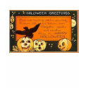 Vintage Halloween Greetings Dark Tees t-shirts by vintagehalloween Vintage Halloween Greetings Dark Tees t-shirts