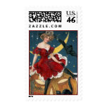 Vintage Halloween Greetings Postage