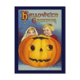 Vintage Halloween Greetings postcard