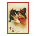 Vintage Halloween Greetings Poster posters by GypsyWytch Vintage Halloween Greetings Poster posters