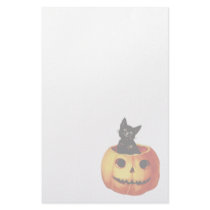 Vintage Halloween Greetings Stationery by Vintage_Gifts Vintage Halloween Greetings Stationery