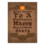Vintage Halloween Holiday Party Invitation
