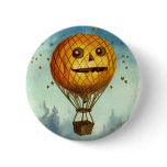 Vintage Halloween Hot Air Balloon Pin