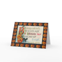 Vintage Halloween Imp Greeting Cards