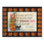 Vintage Halloween Imps Post Cards