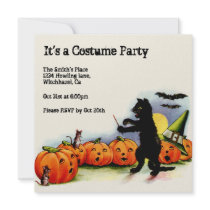 Vintage Halloween Invitation