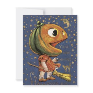 Vintage Halloween Invitations invitation