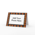 Vintage Halloween Jack o' Lantern Frame card