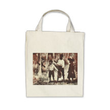 Vintage Halloween Jack o'Lantern Man Canvas Bags