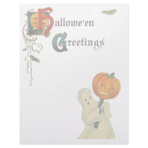 Vintage Halloween Letterhead Stationery