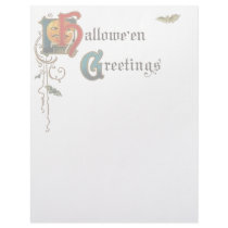 Vintage Halloween Letterhead Stationery by Vintage_Gifts Vintage Halloween Letterhead Stationery