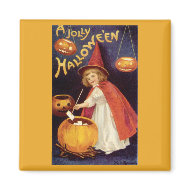 Vintage Halloween magnet