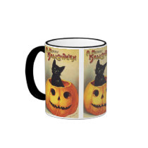 Vintage Halloween mugs