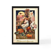 Vintage Halloween Nightmare Card