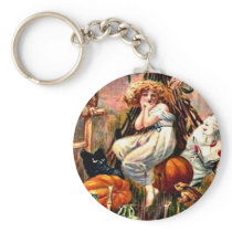 Vintage Halloween Nightmare Key Chains