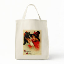 Vintage Halloween Organic Grocery Tote