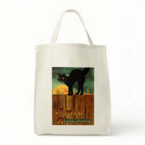 Vintage Halloween Organic Grocery Tote Tote Bag
